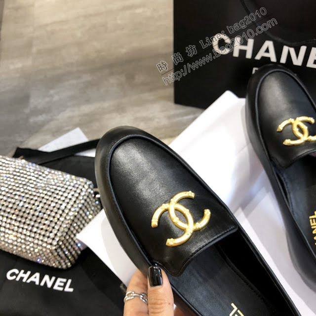 Chanel女鞋 香奈兒2020早春新款單鞋 Chanel女士單皮鞋  naq1278